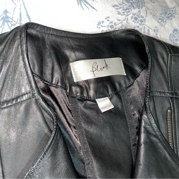 Blink | 100% Genuine Lamb Leather Moto Jacket - Picture 5 of 8
